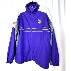Title: Minnesota Vikings NFL Quarter-Zip Windbreaker Jacket - Purple & Gold